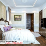 5 Bố trí nội thất phòng ngủ 2 nhà ống tân cổ điển tại hải phòng sh nop 0198