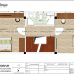 6 Mặt bằng tầng 3 nhà ống hiện đại mặt tiền 4m tại hải phòng sh nod 0207