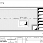 8 Mặt bằng tầng mái nhà ống hiện đại 4 tầng tại hải phòng sh nod 0207