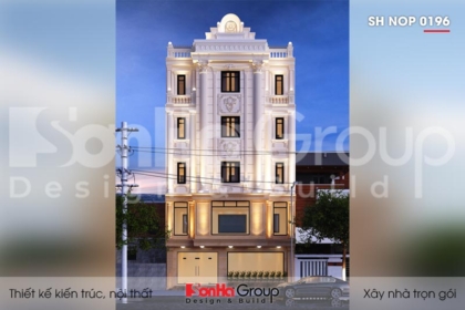 BÌA thiết kế nhà ống kết hợp kinh doanh kiểu tân cổ điển tại nam định sh nop 0196