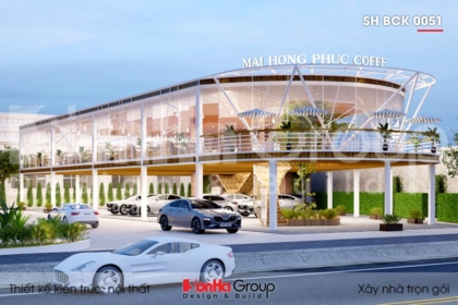 BÌA thiết kế trung tâm tiệc cưới 2 tầng kiểu hiện đại tại hải phòng sh bck 0051