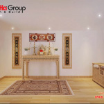 Mẫu thiết kế phòng thờ đẹp và phong thủy cho nhà phố năm 2020   Mẫu 11