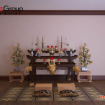 Mẫu thiết kế phòng thờ đẹp và phong thủy cho nhà phố năm 2020   Mẫu 9