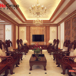 Ý tưởng thiết kế nội thất phòng khách sang trọng với không gian ngăn nắp, rộng rãi được chủ nhân hài lòng