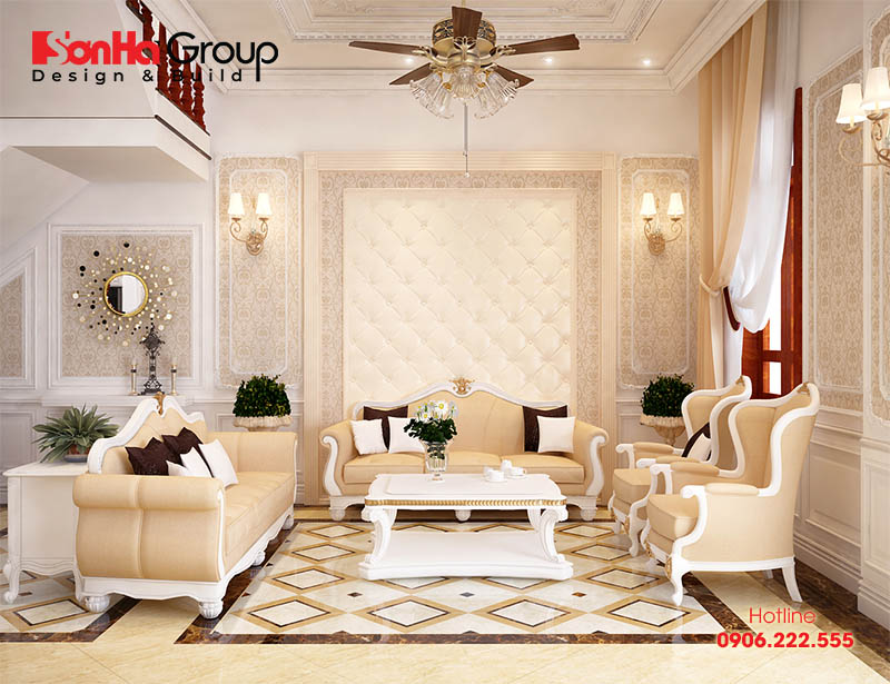 50 mẫu thiết kế nội thất phòng khách cổ điển đẹp đẳng cấp 2023