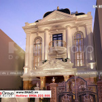 1 Thiết kế biệt thự tân cổ điển đẹp tại hải phòng sh btp 0146