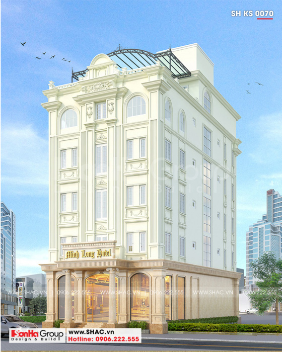 1 Thiết kế khách sạn đẹp tại hà nội sh ks 0070