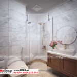 14 Không gian nội thất wc nhà ống tân cổ điển mặt tiền 3,4m tại hà nội sh nop 0199