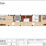 18 Mặt bằng tầng 3 nhà ống tân cổ điển 3 phòng ngủ tại hà nội sh nop 0199