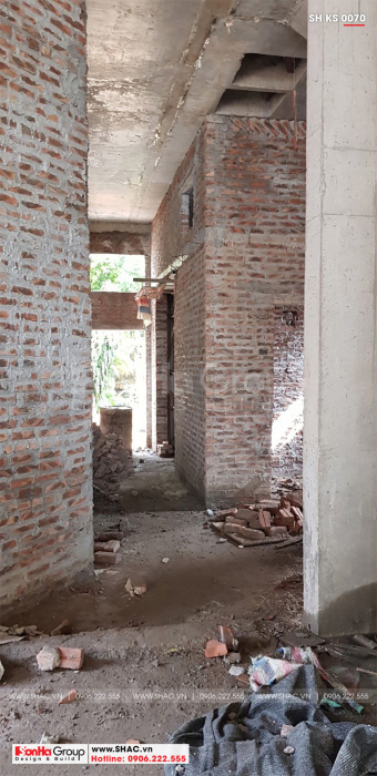 3 Ảnh thi công khách sạn 5 tầng tại hà nội sh ks 0070