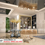3 Không gian sảnh lễ tân khách sạn tân cổ điển tại hà nội sh ks 0070