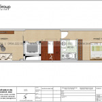 4 Bản vẽ tầng 2 nhà ống 5 phòng ngủ kiểu hiện đại tại hải dương sh nod 0210