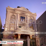 4 Thiết kế biệt thự tân cổ điển 2 mặt tiền tại hải phòng sh btp 0146