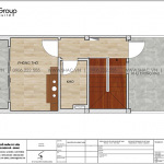 6 Mặt bằng tầng 5 nhà ống hiện đại 5 tầng tại hà nội sh nod 0209