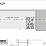 7 Bản vẽ tầng mái nhà ống hiện đại mặt tiền 3,4m tại hà nội sh nod 0209