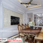7 Thiết kế nội thất phòng ăn nhà ống đẹp kiểu tân cổ điển tại hà nội sh nop 0199