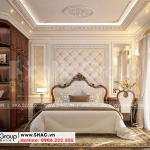 8 Mẫu nội thất phòng ngủ 1 nhà ống tân cổ điển mặt tiền 3,4m tại hà nội sh nop 0199