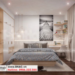 9 Không gian nội thất phòng ngủ 2 nhà ống tân cổ điển tại hà nội sh nop 0199