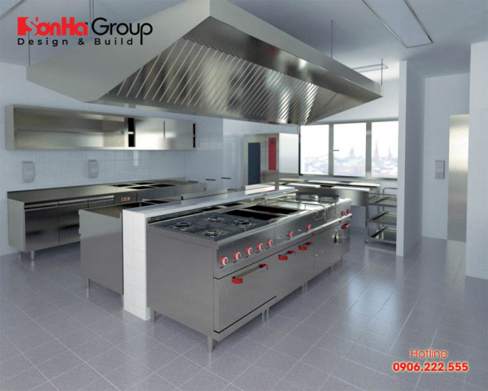 Tiêu chuẩn và quy tắc thiết kế phòng ăn khách sạn cập nhật mới nhất 3 Việc lắp đặt hệ thống dẫn ga phải tuân theo tiêu chuẩn của bếp ăn công nghiệp