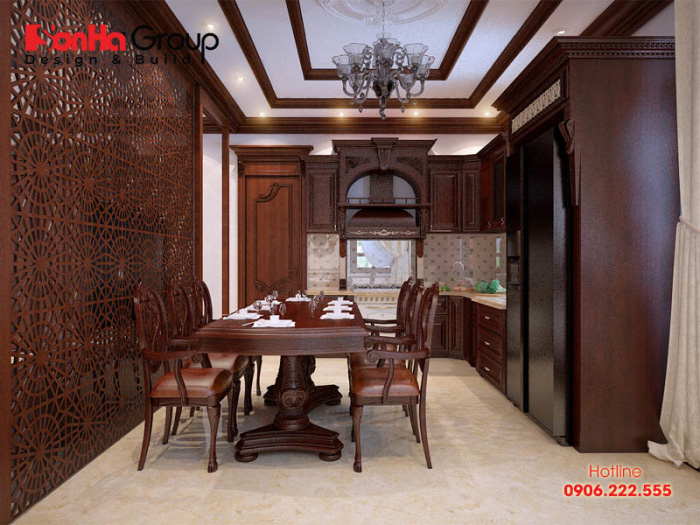 Trang trí nội thất nhà bếp phong thủy với vật liệu gỗ các loại 3