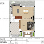 14 Mặt bằng tầng 1 biệt thự khu đô thị vinhome inperia hải phòng vhi 0005