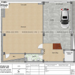 14 Mặt bằng tầng 1 nhà ống hiện đại kết hợp kinh doanh tại hà nội sh nod 0211