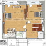 18 Mặt bằng tầng 5 6 nhà ống hiện đại 6 tầng tại hà nội sh nod 0211