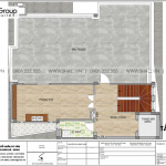 19 Bản vẽ tầng tum nhà ống hiện đại kết hợp kinh doanh tại hà nội sh nod 0211