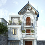 2 Mẫu biệt thự tân cổ điển 3 tầng tại ninh bình sh btp 0147