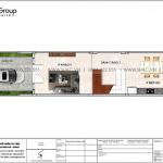 4 Mặt bằng tầng 1 nhà ống hiện đại có 4 phòng ngủ tại hải phòng sh nod 0212