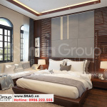 5 Cách trang trí nội thất phòng ngủ 1 biệt thự khu đô thị vinhome imperia hải phòng vhi 005