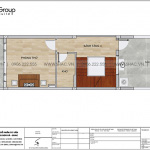 7 Bản vẽ tầng 4 nhà ống hiện đại mặt tiền 4,4m tại hải phòng sh nod 0212