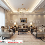 8 Bố trí nội thất phòng khách nhà ống kết hợp kinh doanh kiểu hiện đại tại hà nội sh nod 0211