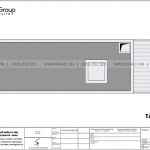 8 Mặt bằng tầng mái nhà ống hiện đại có 4 phòng ngủ tại hải phòng sh nod 0212