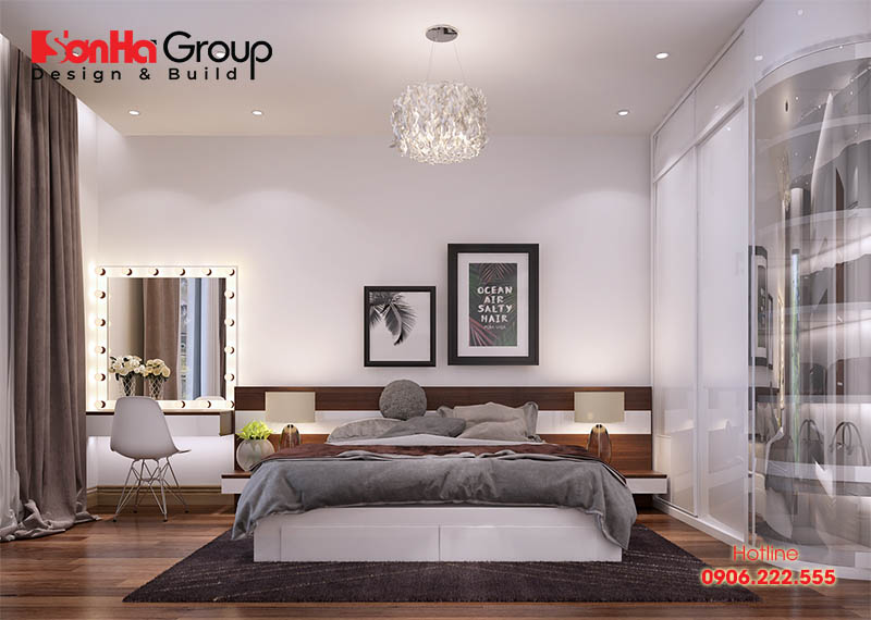 Kiến trúc sư chuyên thiết kế nội thất phòng ngủ 14m2 đẹp và hiện đại cho  ngôi nhà của bạn