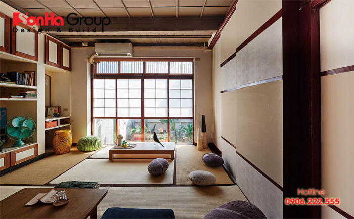 Mẫu phòng khách phong cách Nhật Bản thiết kế đẹp được ưa chuộng nhất hiện nay - Mẫu 3 