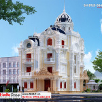1 Thiết kế biệt thự lâu đài đẹp tại long an sh btld 0041