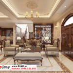 1 Thiết kế nội thất phòng khách biệt thự khu đô thị vinhomes imperial vhi 0006