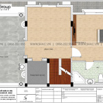 10 Mặt bằng tầng 6 nhà ống kết hợp phòng khám tại hà nội sh vp 0038