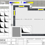 11 Bản vẽ tầng mái tòa nhà văn phòng 6 tầng tại hà nội sh vp 0038