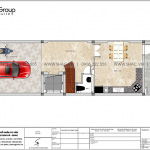 16 Mặt bằng tầng 1 nhà ống hiện đại đẹp tại hải phòng