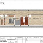 19 Bản vẽ tầng 4 nhà ống hiện đại mặt tiền 5m tại hải phòng