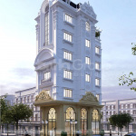 2 Mẫu nhà ống kết hợp phòng khám tại hà nội sh vp 0038