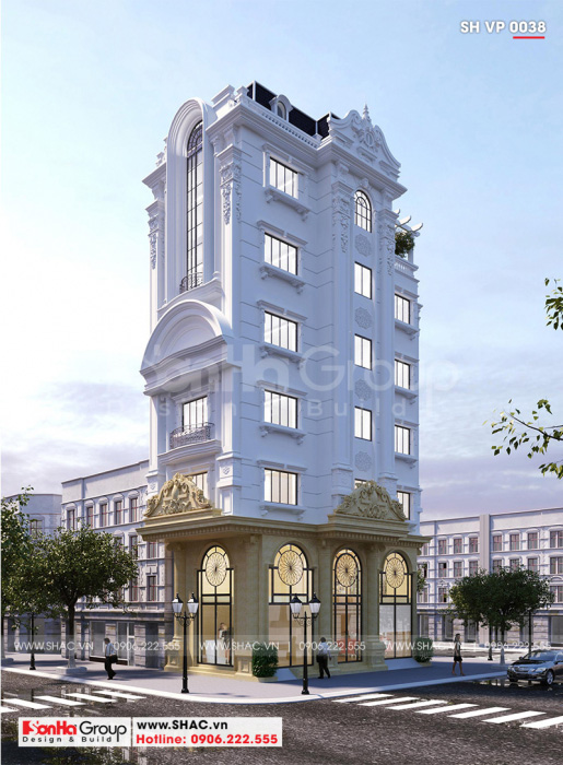 2 Mẫu nhà ống kết hợp phòng khám tại hà nội sh vp 0038