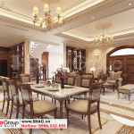 2 Mẫu nội thất phòng bếp ăn biệt thự khu đô thị vinhomes imperial vhi 0006