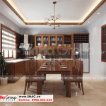 2 Mẫu nội thất phòng bếp ăn cao cấp tại hải phòng