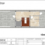 20 Mặt bằng tầng áp mái nhà ống hiện đại đẹp tại hải phòng