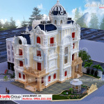 Biệt thự lâu đài 4 tầng 1 tum - BTD 0041