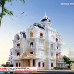 4 Kiến trúc biệt thự lâu đài 2 mặt tiền tại long an sh btld 0041