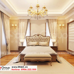 4 Trang trí nội thất phòng ngủ master 1 biệt thự khu đô thị vinhomes imperial vhi 0006